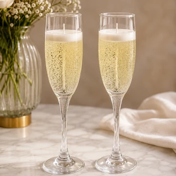 Champagne candle