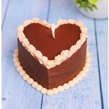 Heart Shape cake candle