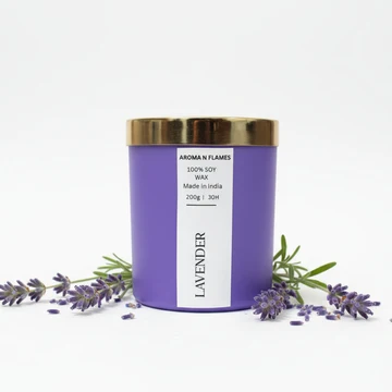 Lavender Scented Jar Candle