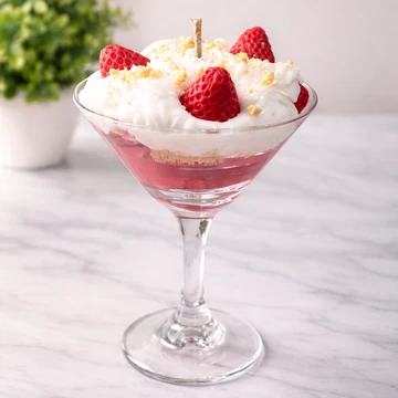 Strawberry Cream Martini Candle